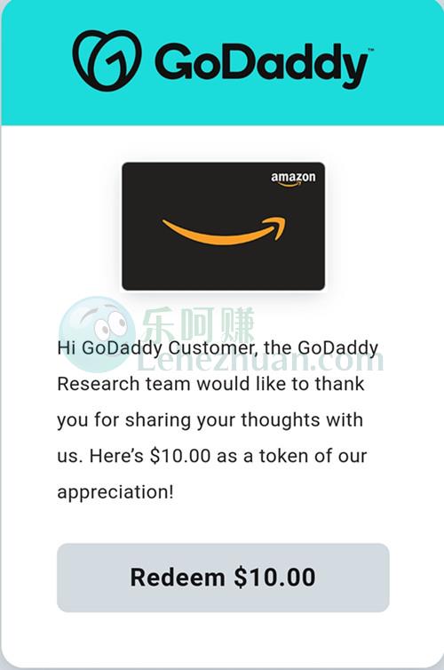 GoDaddy社区奖励到账2000刀