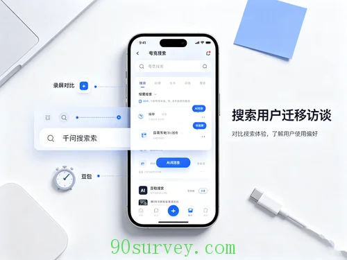 夸克/千问/百度搜索用户访谈