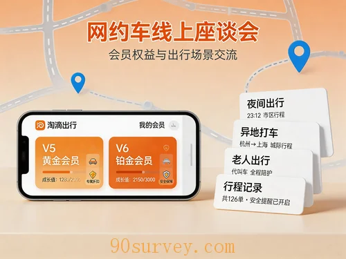 网约车线上座谈会（多组）
