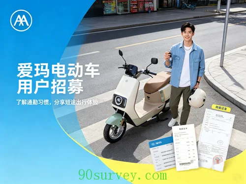 爱玛电动车用户招募