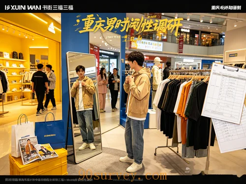 重庆男性时尚定性调研招募
