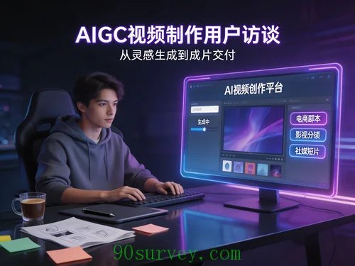 AIGC视频制作用户访谈（lovart/miora）